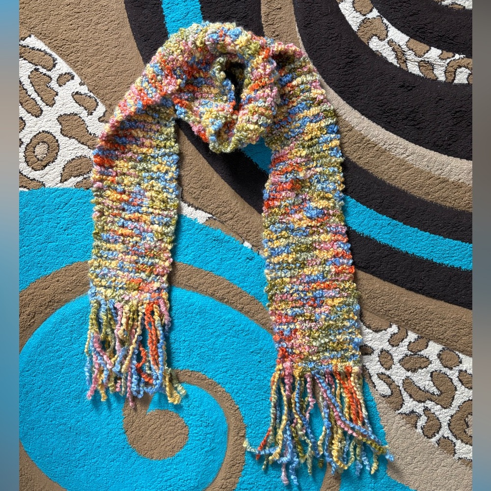 Multicolor Knit Scarf